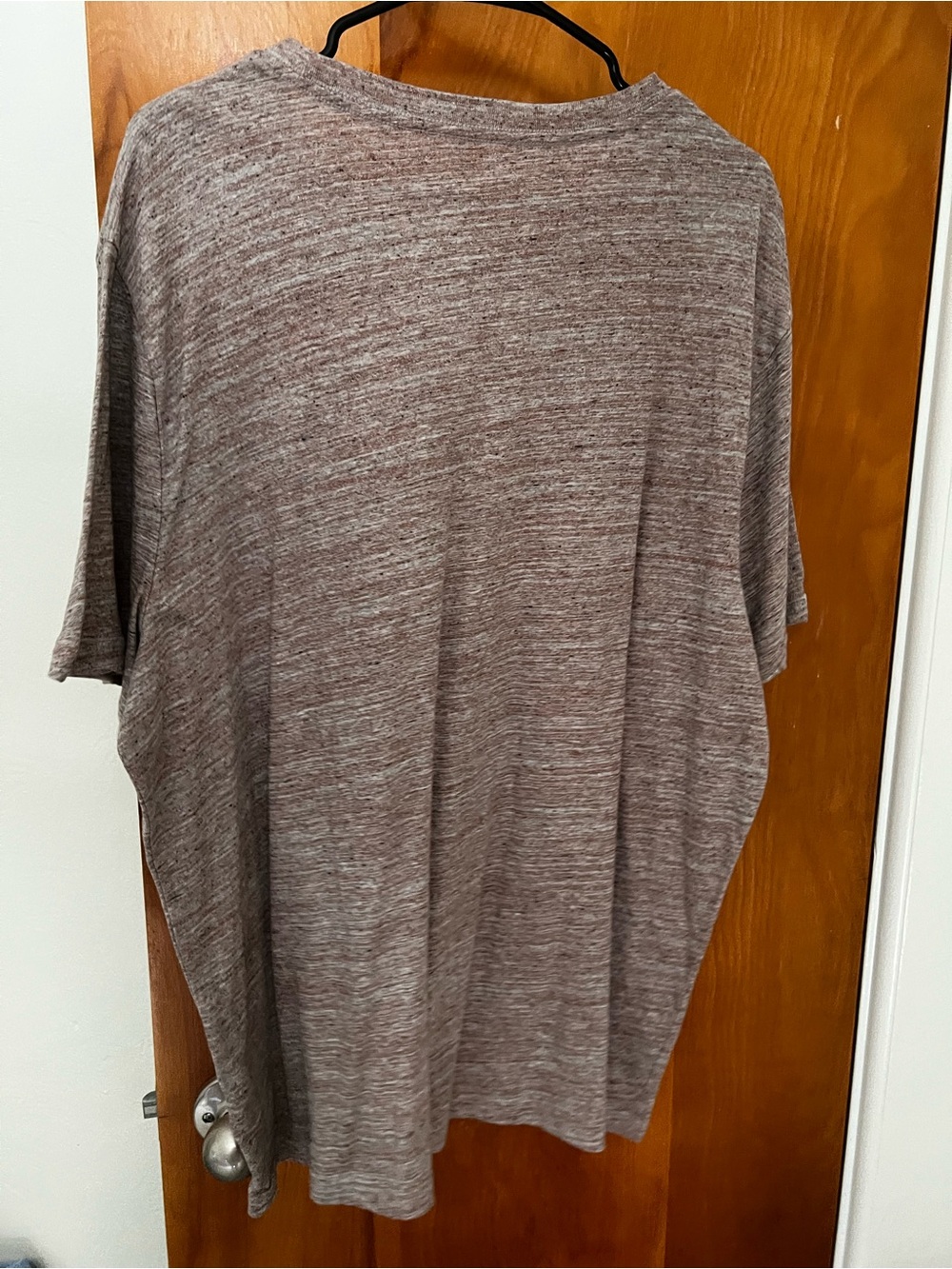 Old Navy Heather Taupe Short Sleeve Relaxed Tee